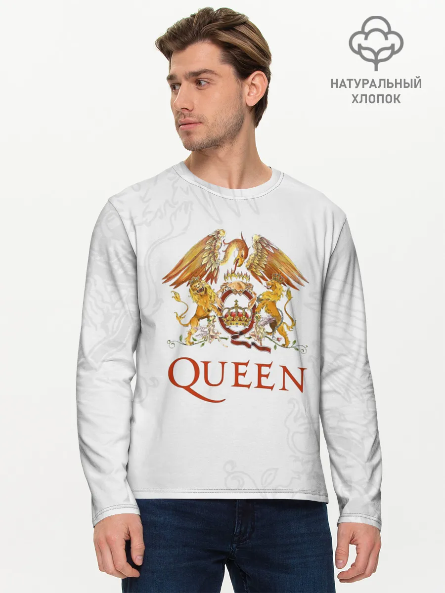 Мужской лонгслив базовый / Queen