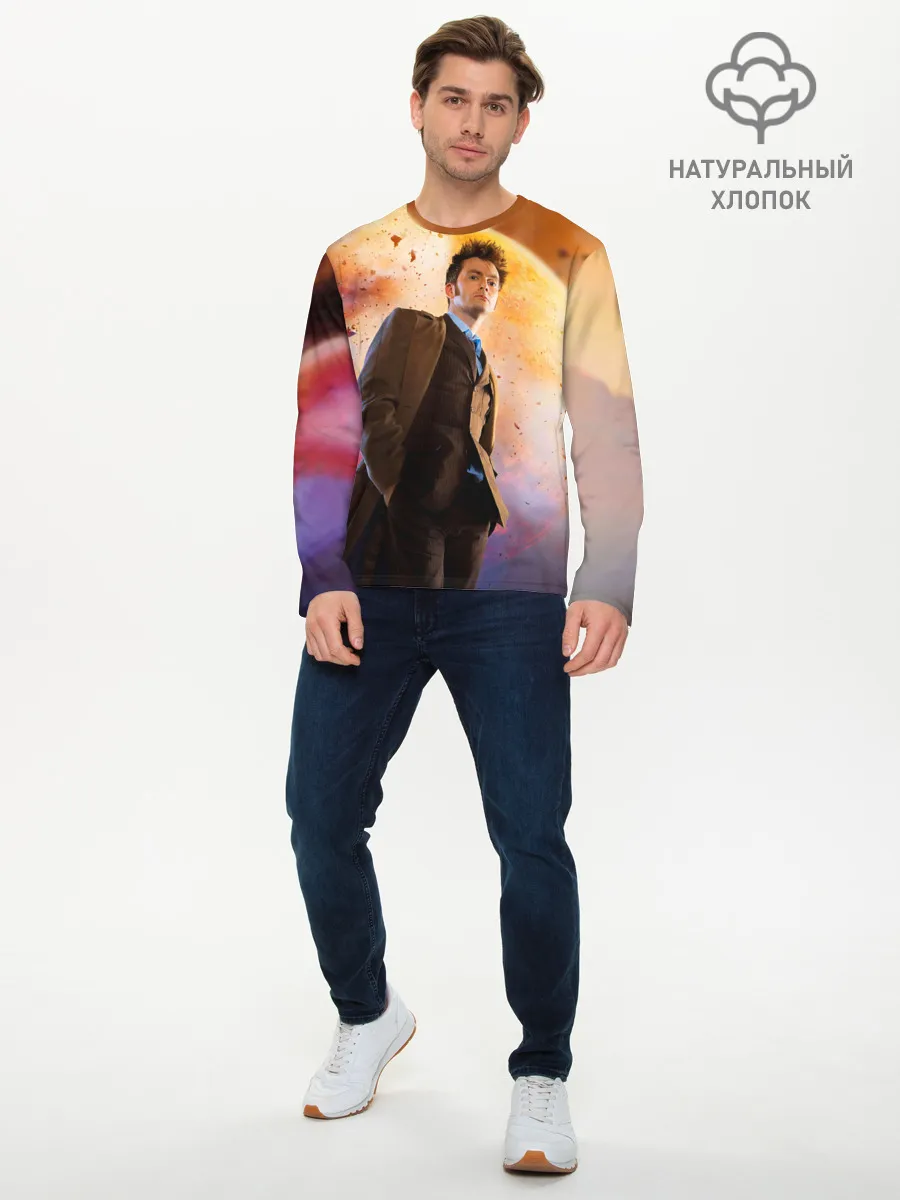 Мужской лонгслив базовый / DOCTOR WHO
