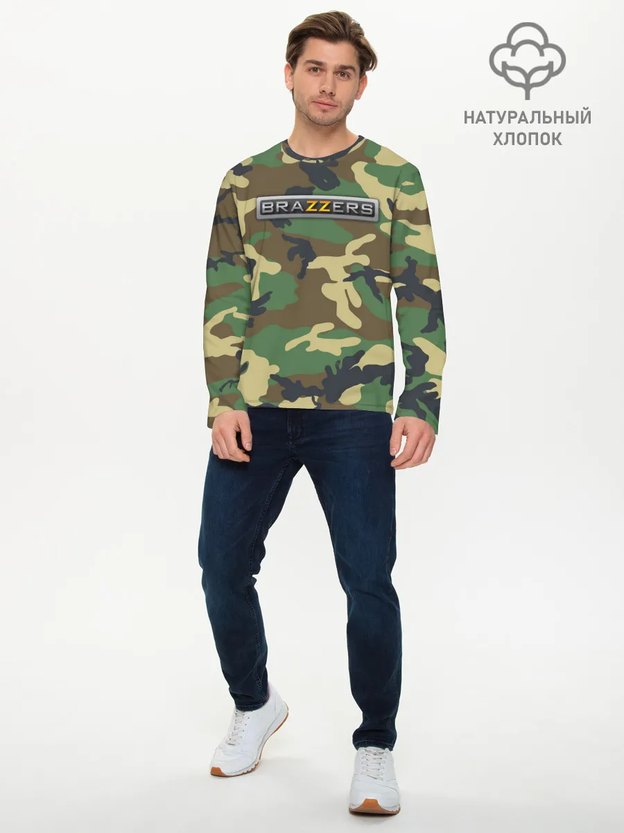 Мужской лонгслив базовый / Brazzers
