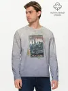 Мужской лонгслив базовый / Welcome to New York
