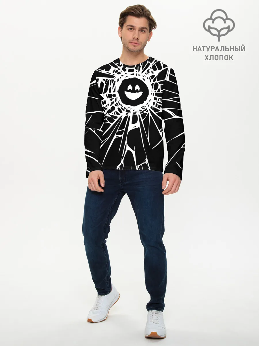 Мужской лонгслив базовый / BLACK MIRROR