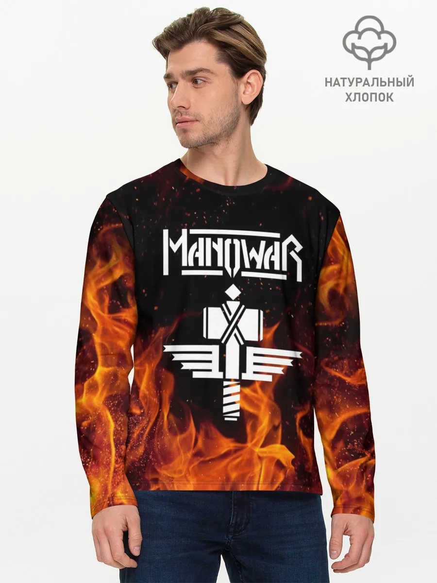 Мужской лонгслив базовый / Manowar