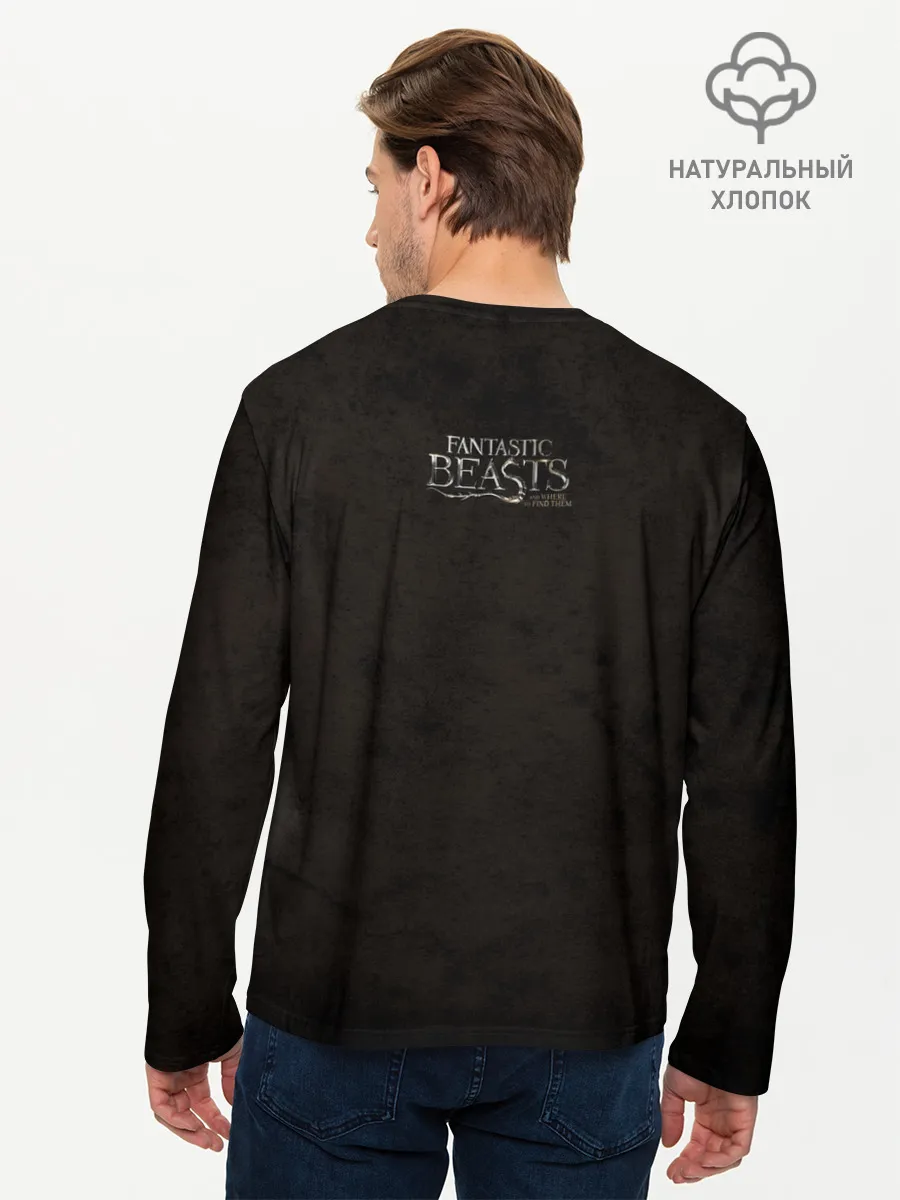 Мужской лонгслив базовый / Волшебные палочки