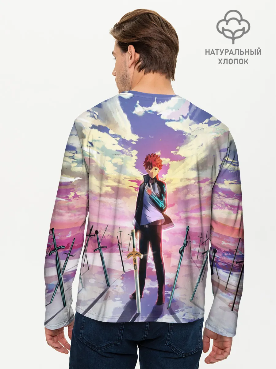 Мужской лонгслив базовый / Emiya Shirou