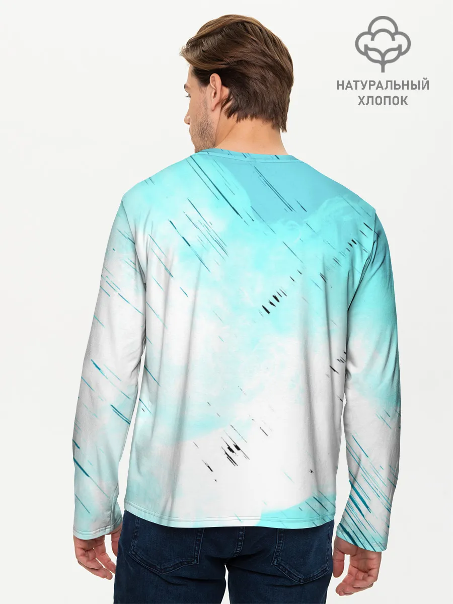 Мужской лонгслив базовый / Ауди