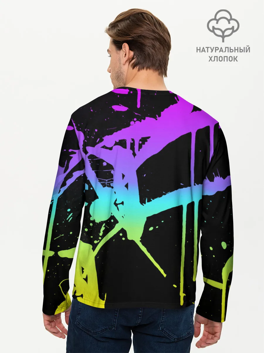 Мужской лонгслив базовый / JoJo Bizarre Adventure