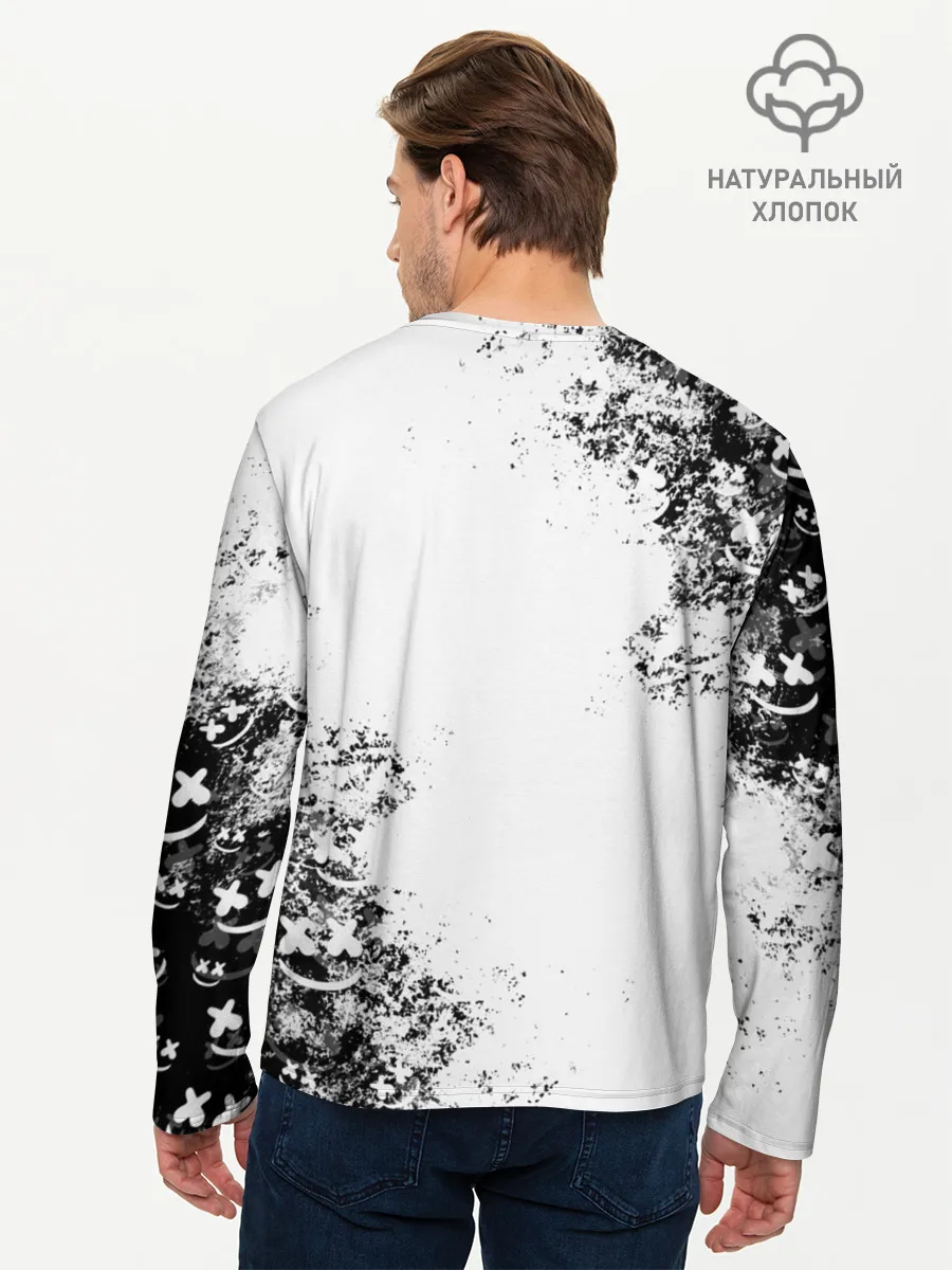 Мужской лонгслив базовый / Fortnite & Marshmello