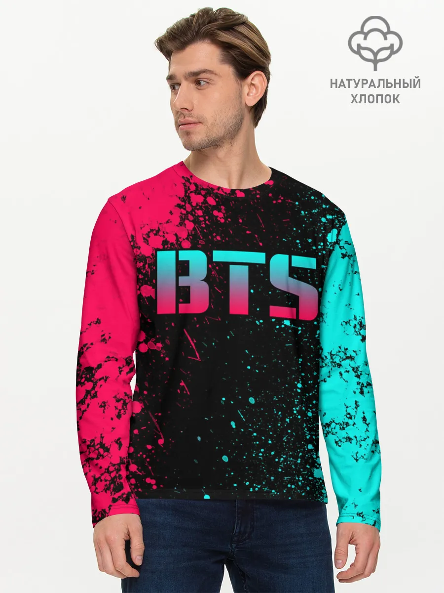 Мужской лонгслив базовый / BTS