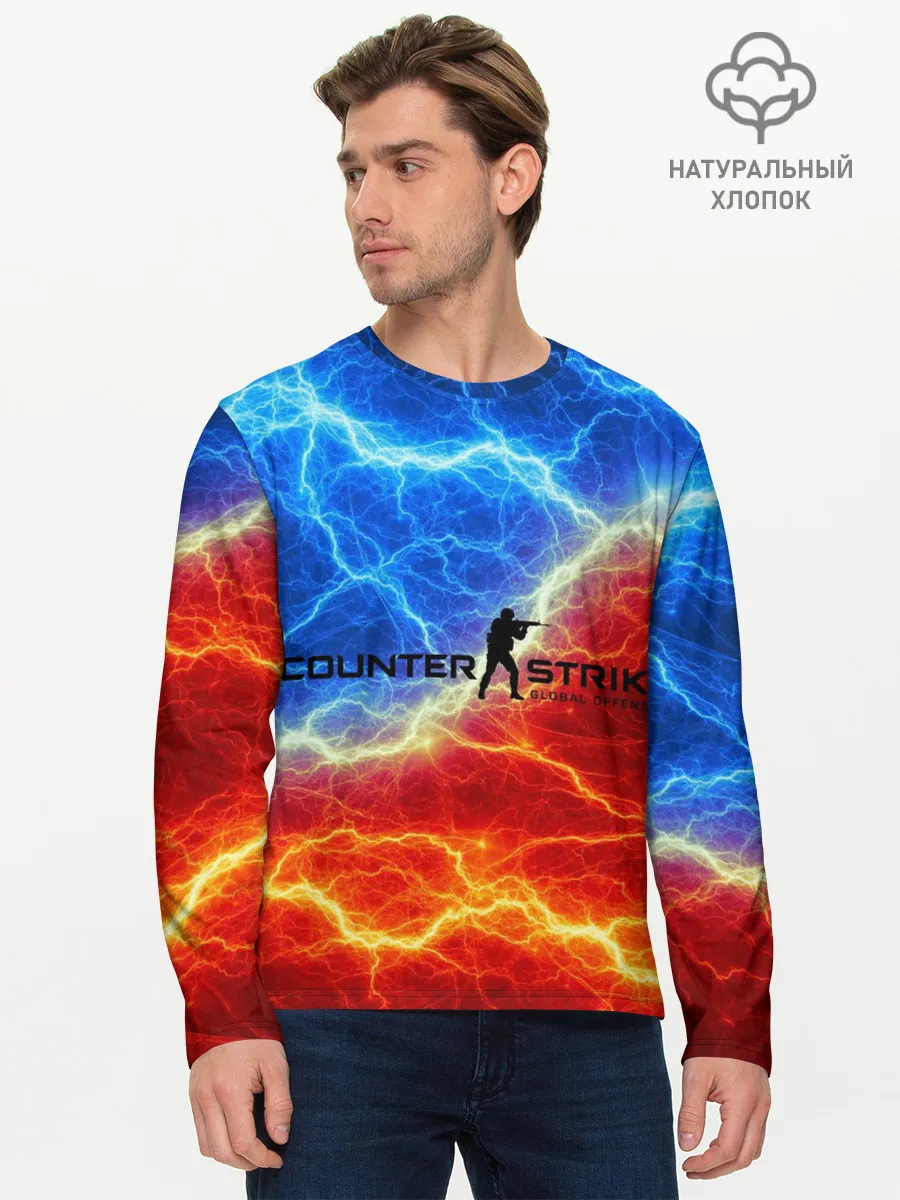 Мужской лонгслив базовый / CSGO