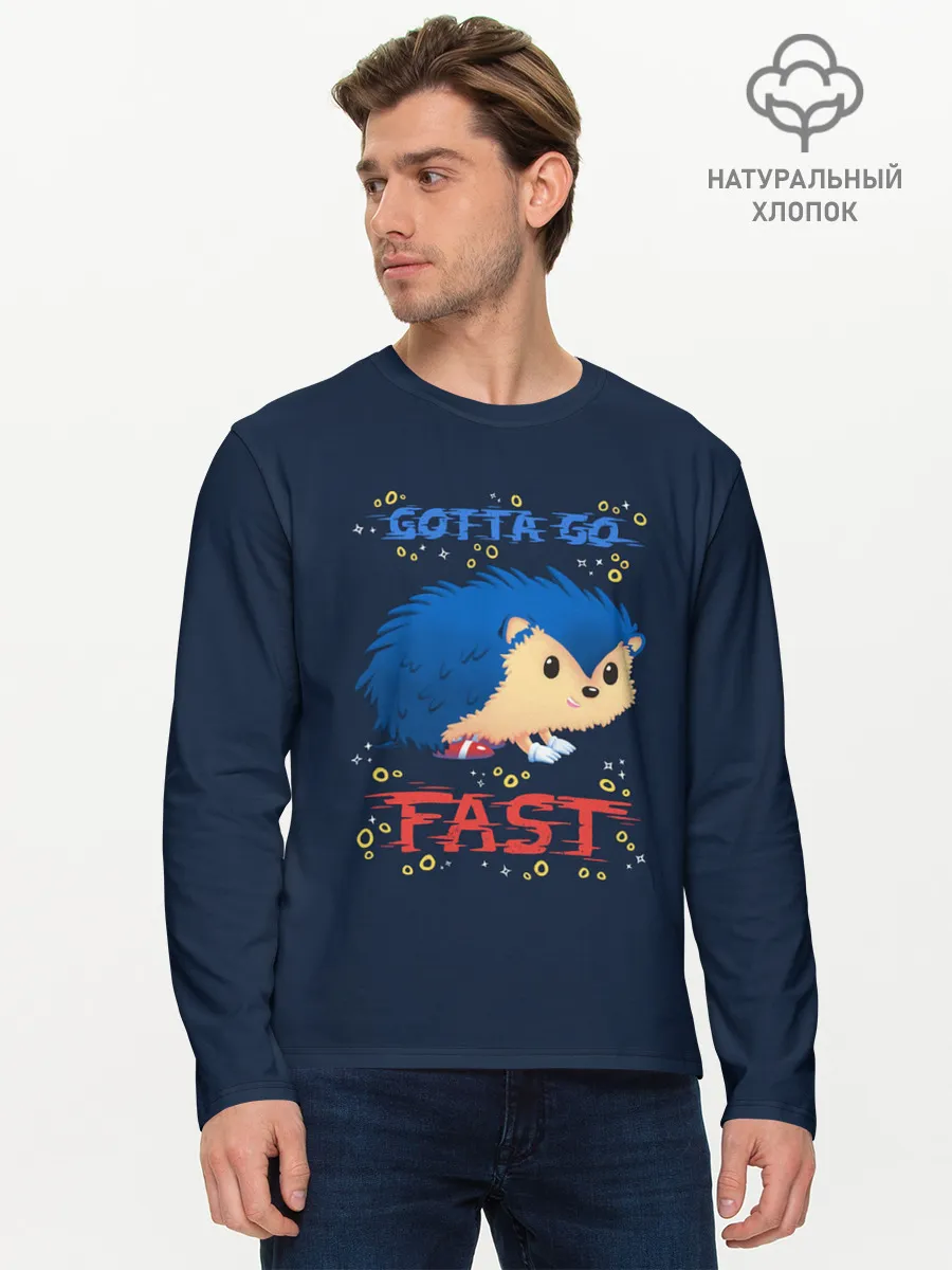 Мужской лонгслив базовый / SONIC | СОНИК