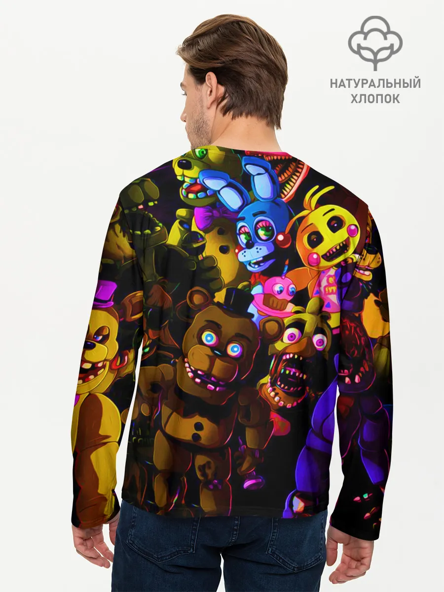 Мужской лонгслив базовый / Five Nights At Freddys