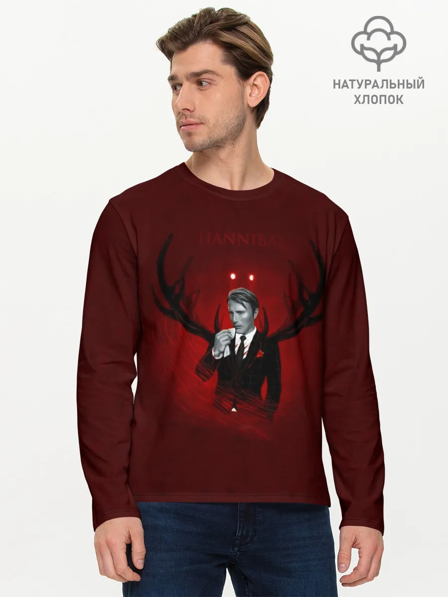 Мужской лонгслив базовый / Hannibal