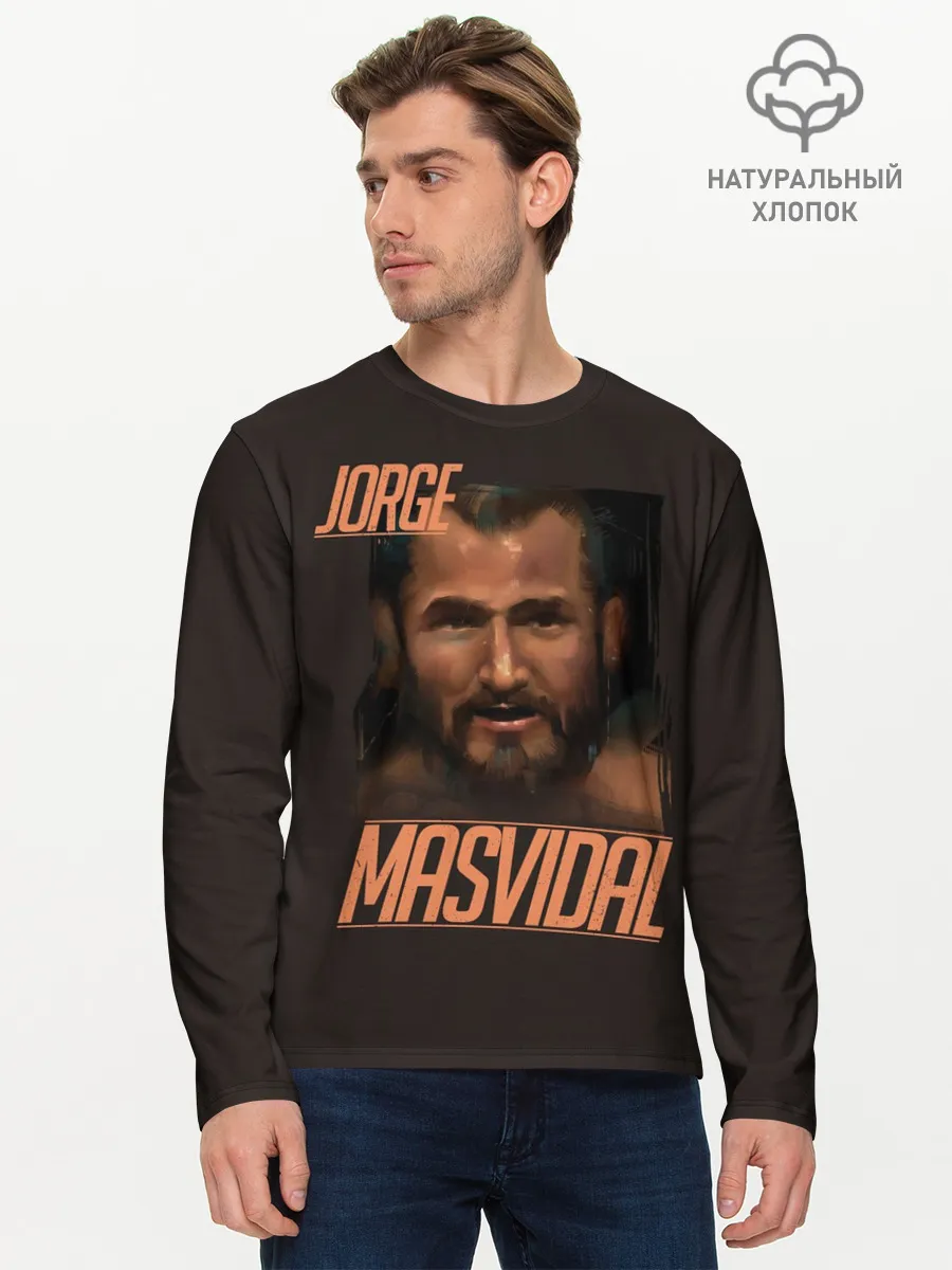 Мужской лонгслив базовый / Jorge Masvidal