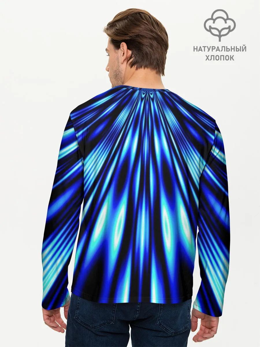 Мужской лонгслив базовый / Световые Лучи
