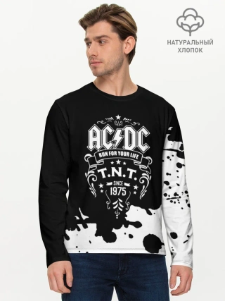 Мужской лонгслив базовый / AC/DC T.N.T.