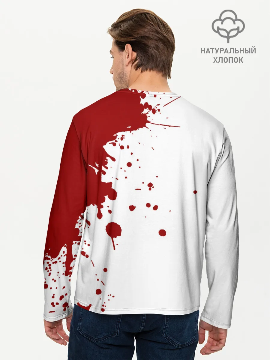 Мужской лонгслив базовый / AC/DC Back in Black