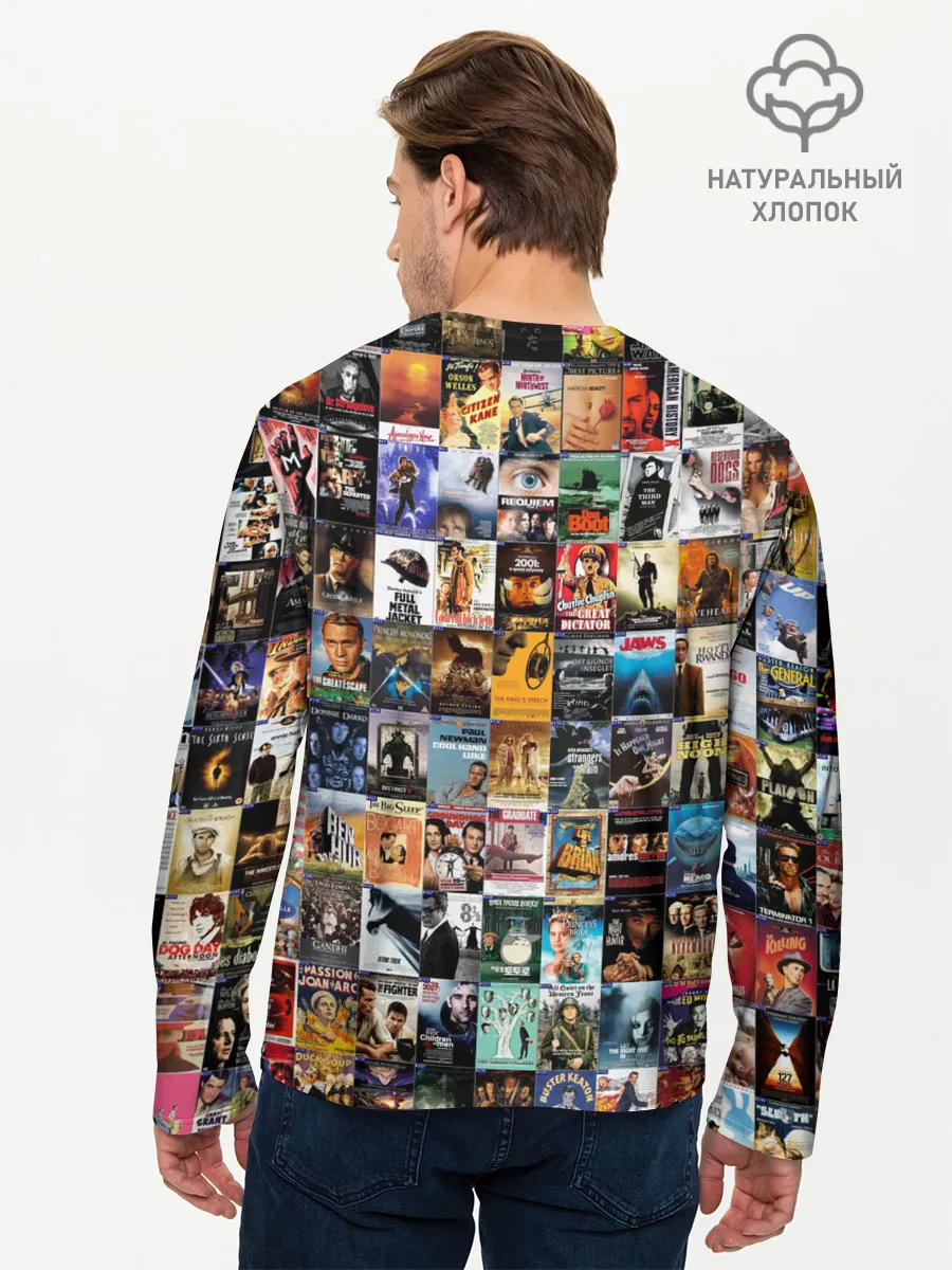 Мужской лонгслив базовый / Постеры фильмов