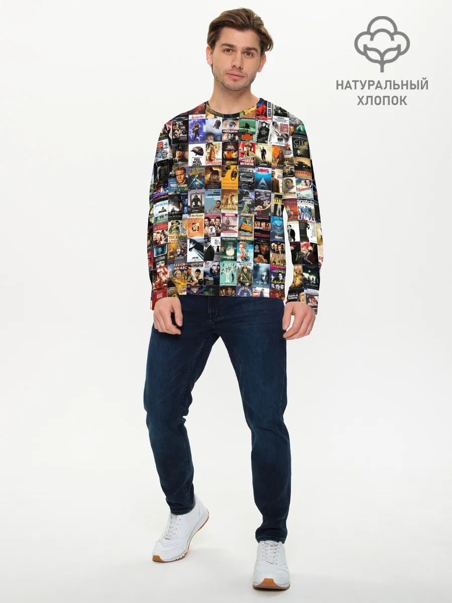 Мужской лонгслив базовый / Постеры фильмов