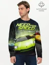 Мужской лонгслив базовый / Need for Speed