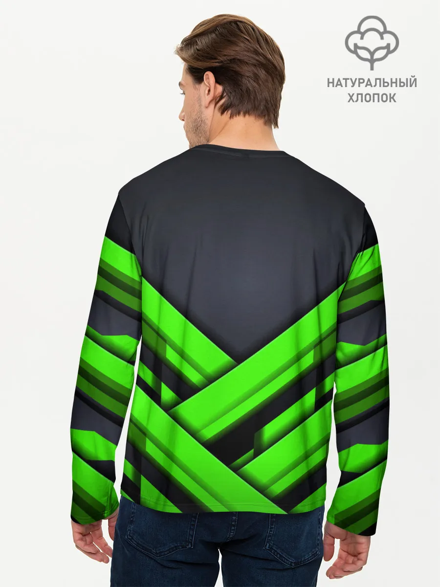 Мужской лонгслив базовый / Need for Speed