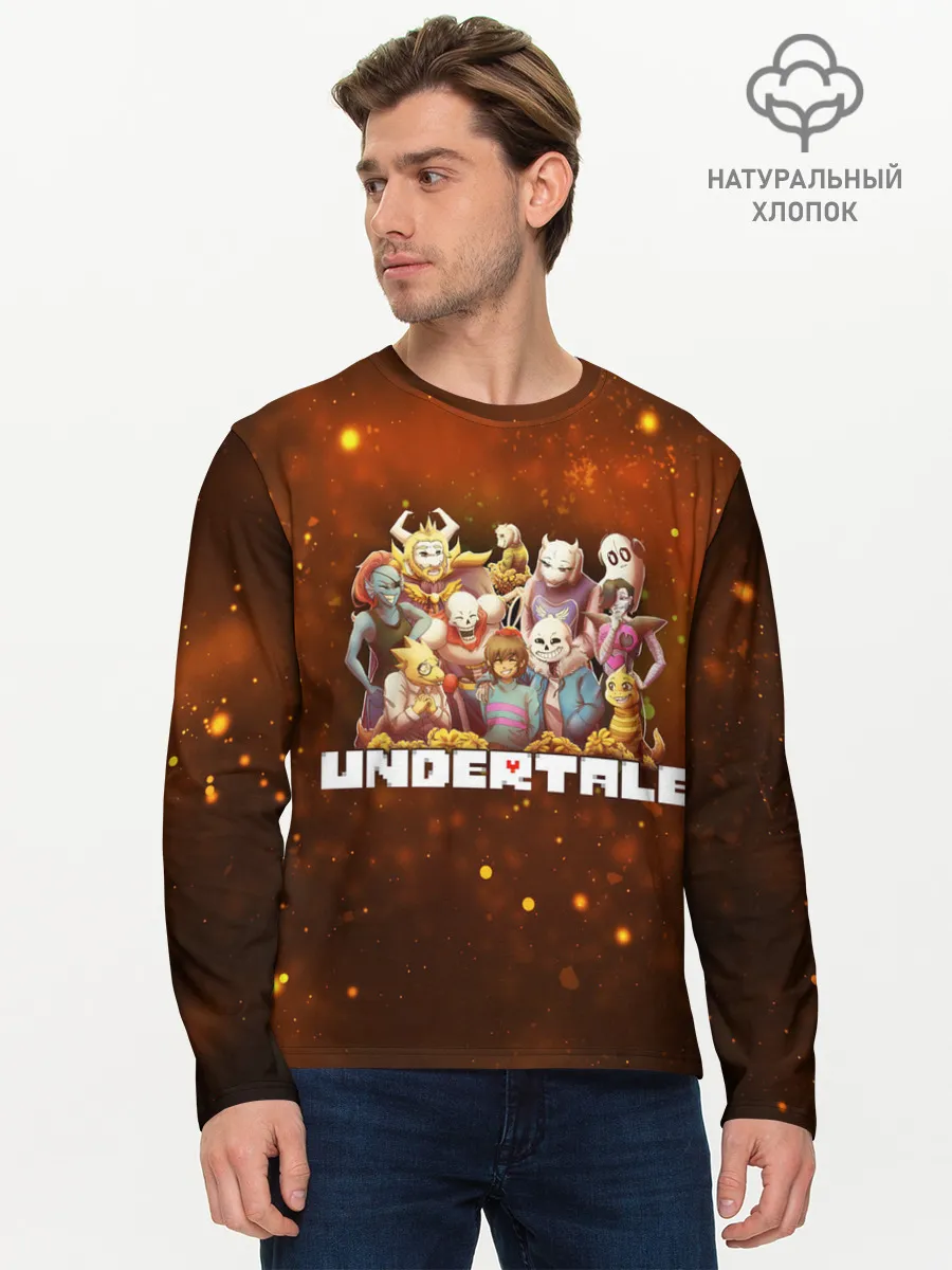 Мужской лонгслив базовый / UNDERTALE