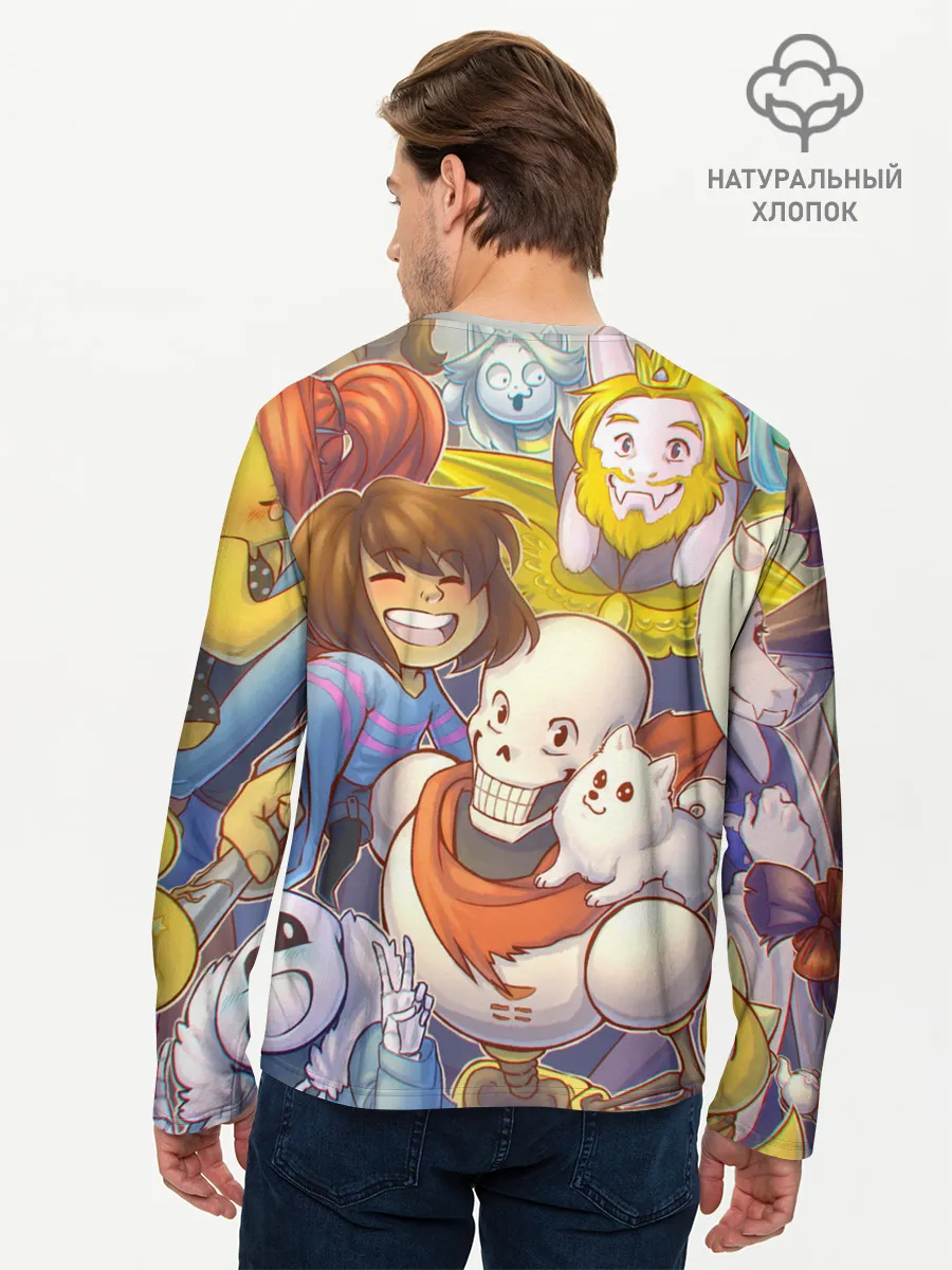 Мужской лонгслив базовый / UNDERTALE