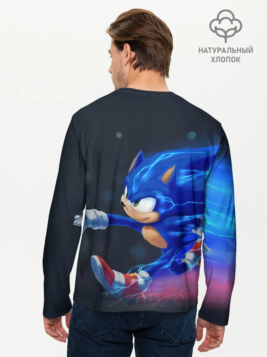Мужской лонгслив базовый / SONIC