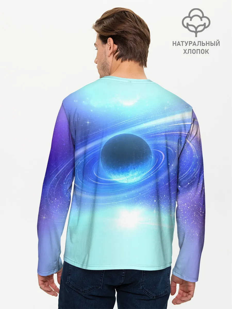 Мужской лонгслив базовый / Соник