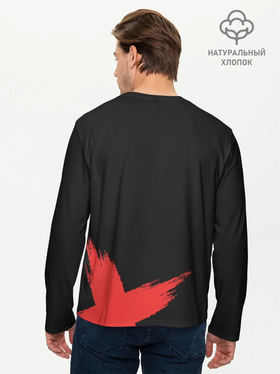 Мужской лонгслив базовый / Punk-rock