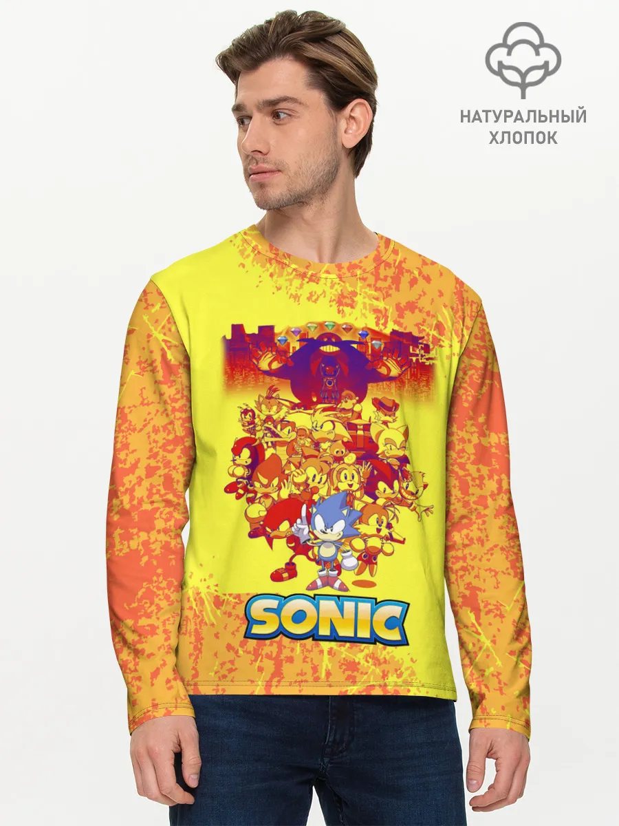 Мужской лонгслив базовый / sonik