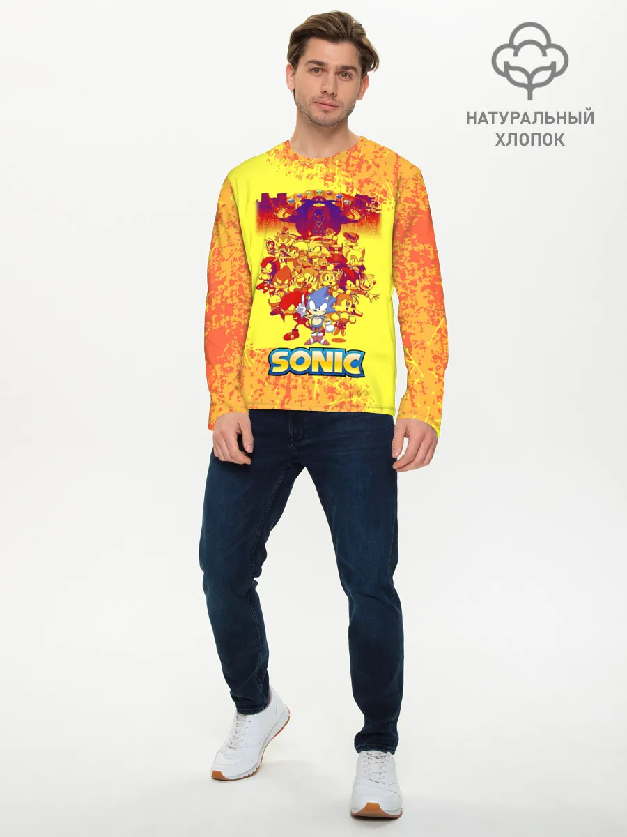 Мужской лонгслив базовый / sonik
