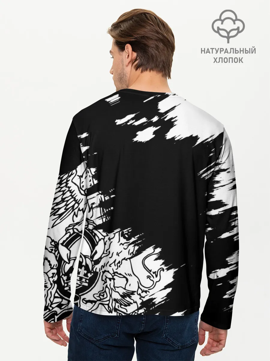 Мужской лонгслив базовый / Автограф Фредди Меркьюри