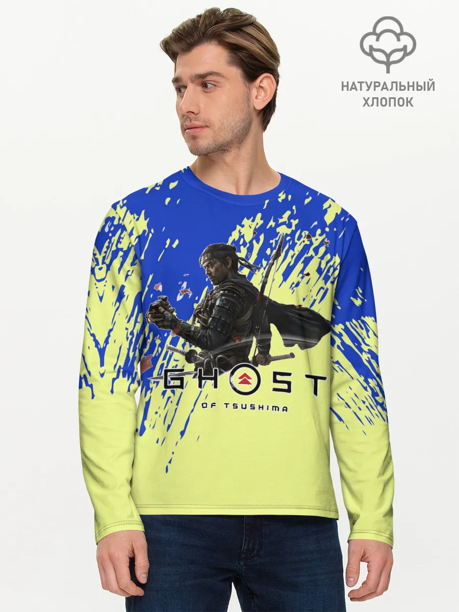 Мужской лонгслив базовый / Ghost of Tsushima