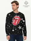 Мужской лонгслив базовый / rolling stones star