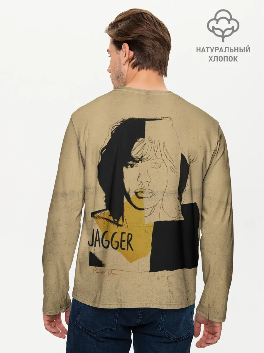 Мужской лонгслив базовый / MICK JAGGER