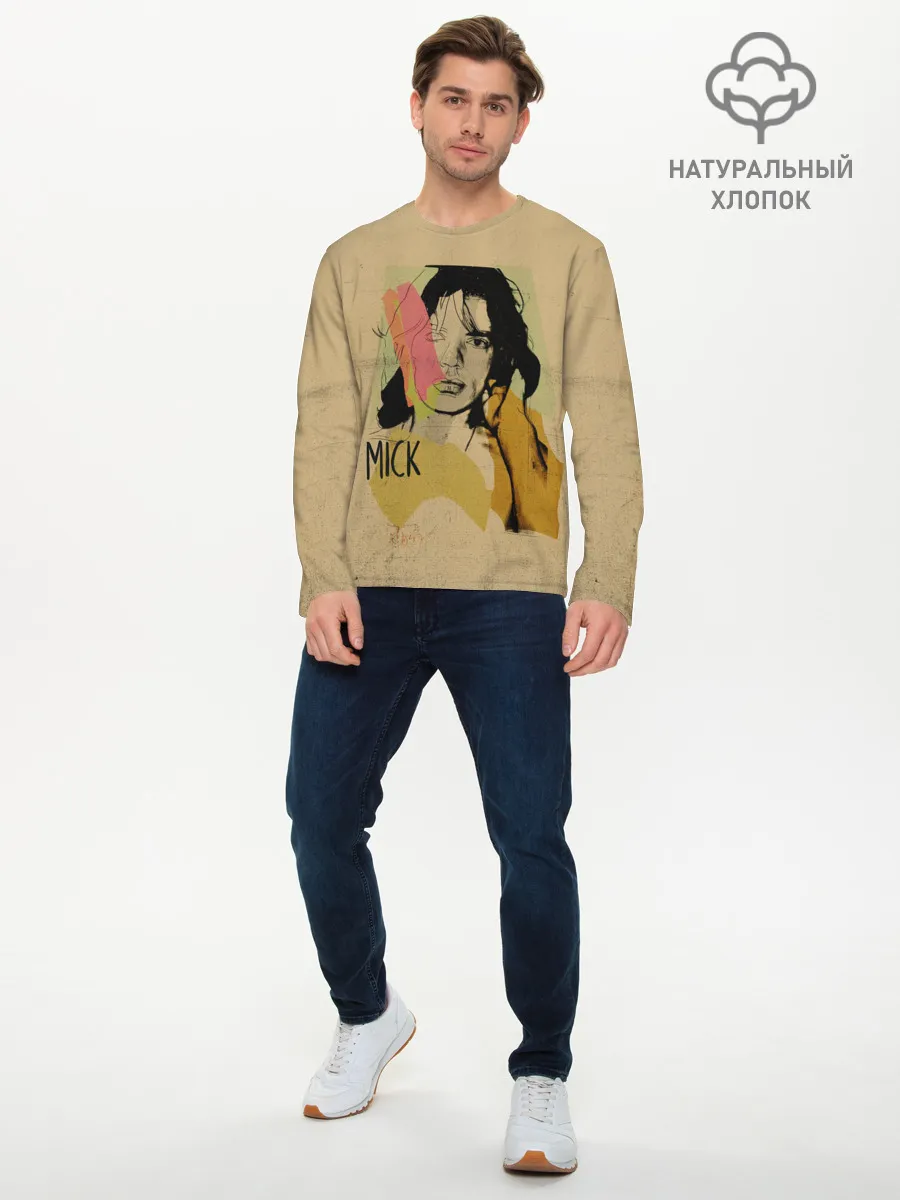 Мужской лонгслив базовый / MICK JAGGER