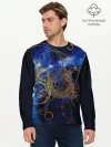 Мужской лонгслив базовый / Space Geometry