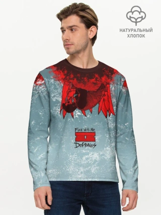 Мужской лонгслив базовый / Deftones F*ck with me