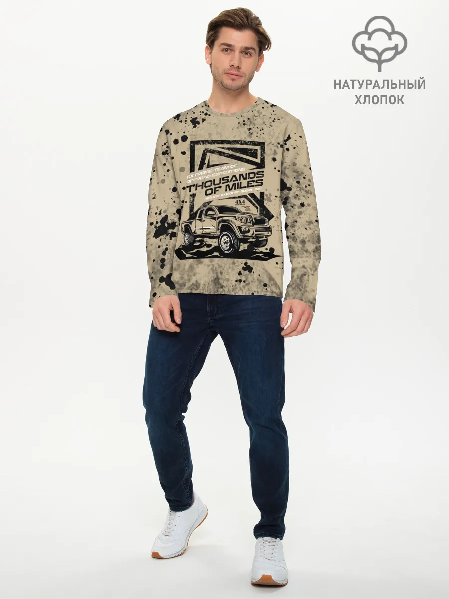 Мужской лонгслив базовый / OffRoad Team | Внедорожник