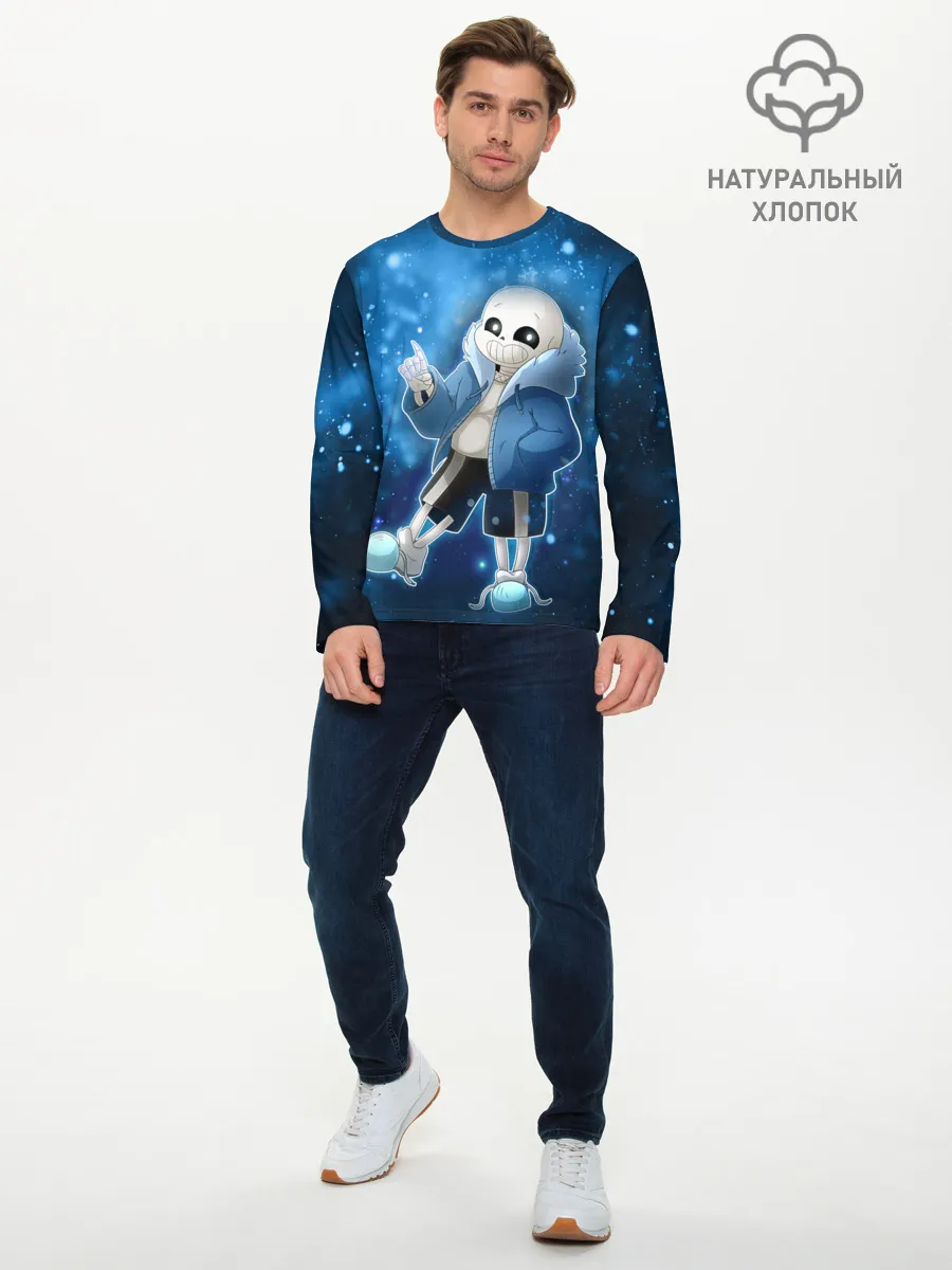 Мужской лонгслив базовый / UNDERTALE