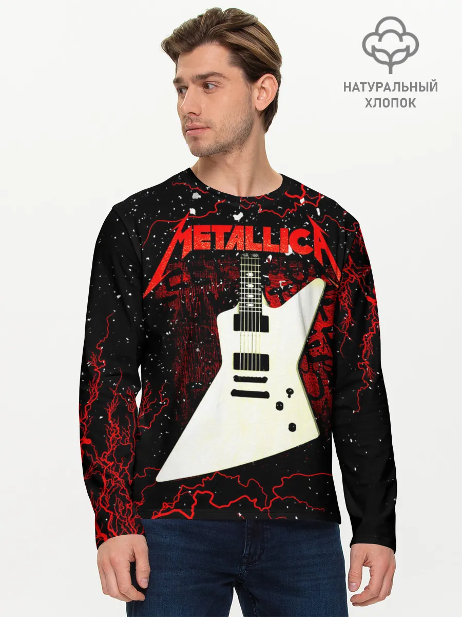 Мужской лонгслив базовый / Metallica
