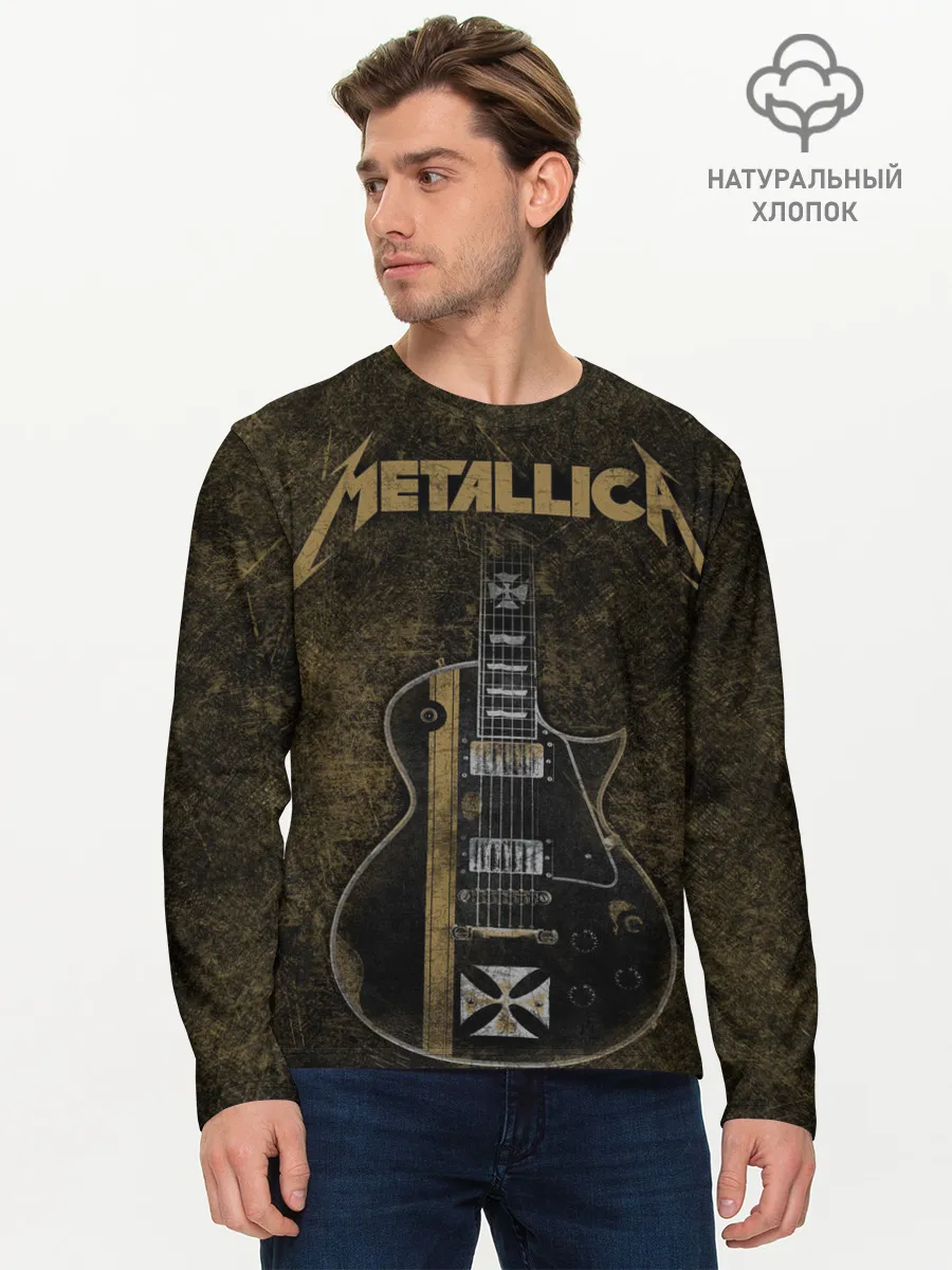 Мужской лонгслив базовый / Metallica
