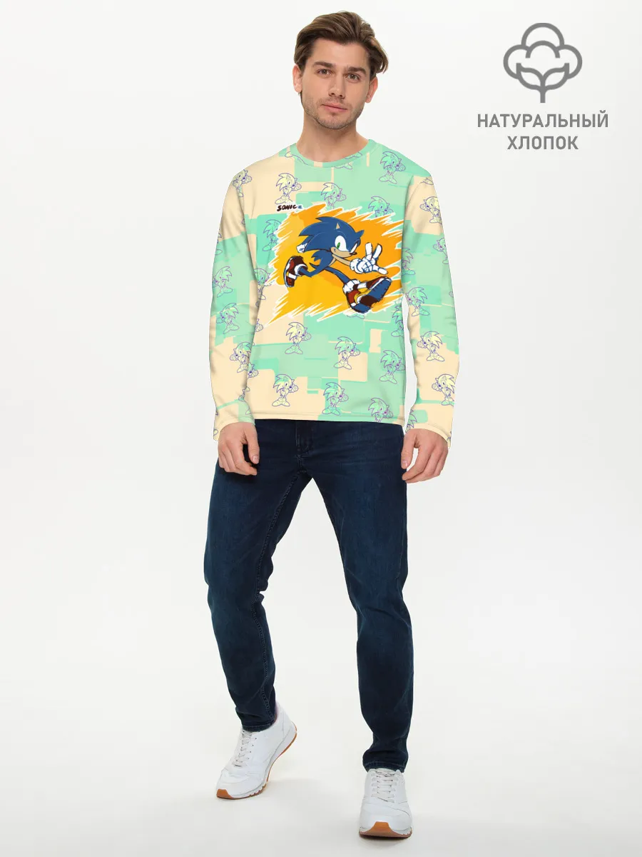 Мужской лонгслив базовый / sonik