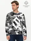 Мужской лонгслив базовый / Камуфляж Sabaton