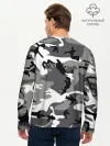 Мужской лонгслив базовый / Камуфляж Sabaton
