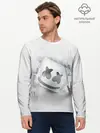 Мужской лонгслив базовый / Marshmello