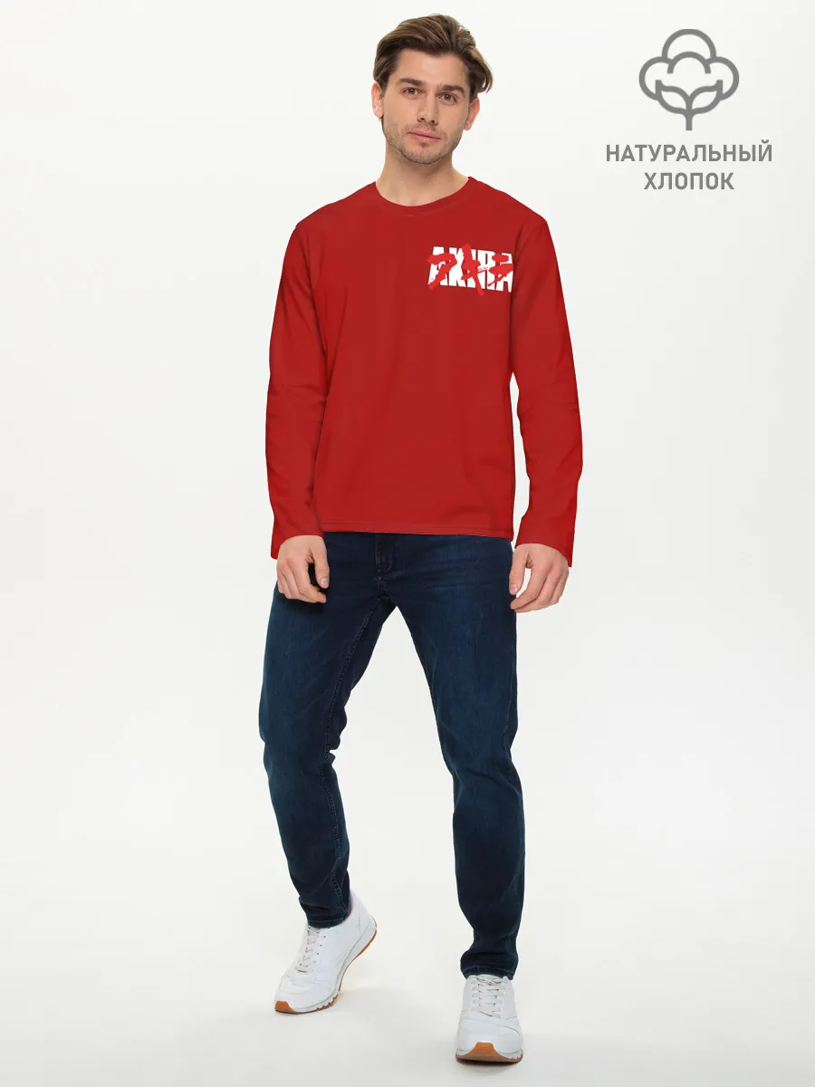 Мужской лонгслив базовый / Good for health