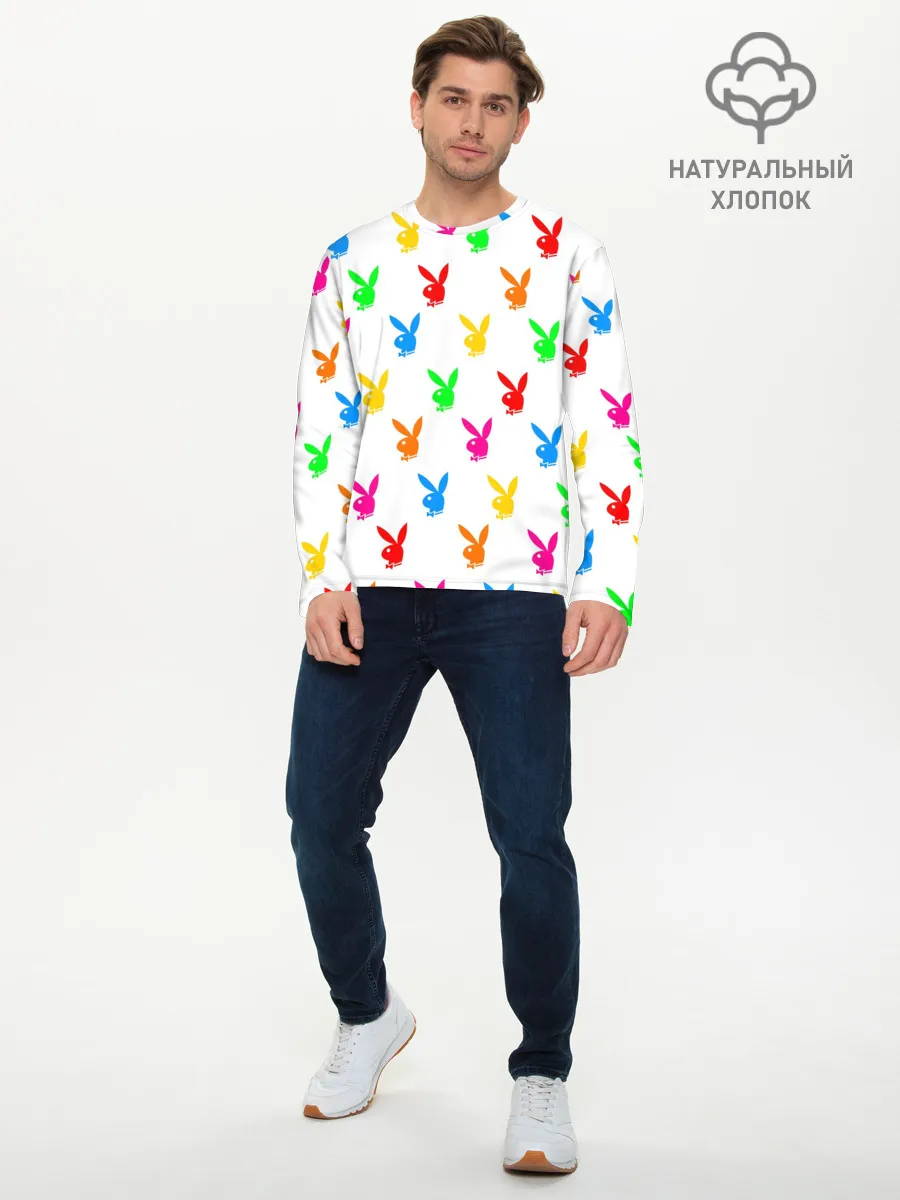 Мужской лонгслив базовый / PLAYBOY | ПЛЕЙБОЙ