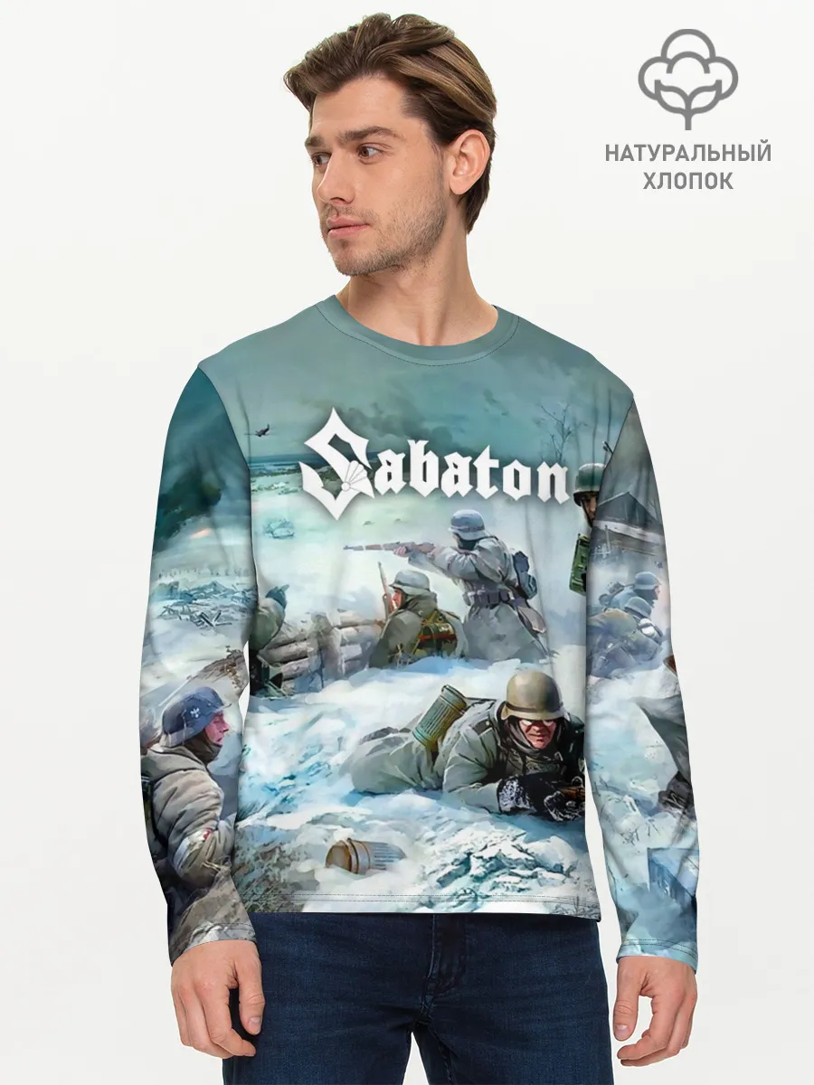 Мужской лонгслив базовый / Sabaton