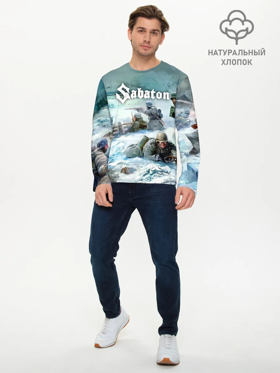 Мужской лонгслив базовый / Sabaton